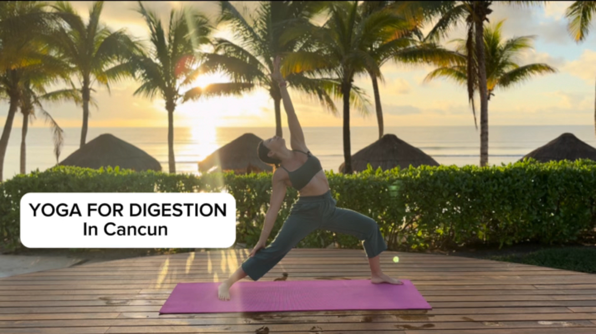 15-Minute l Yoga For Digestion in Cancun